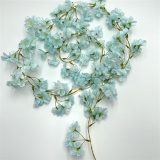 LED lyskæde med blå blomster